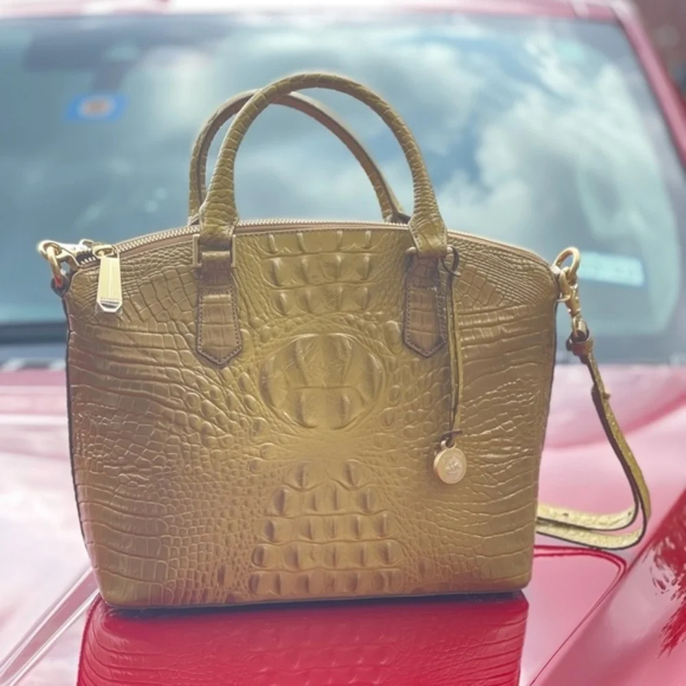 Brahmin M Duxbury Satchel in Artichoke Melbourne